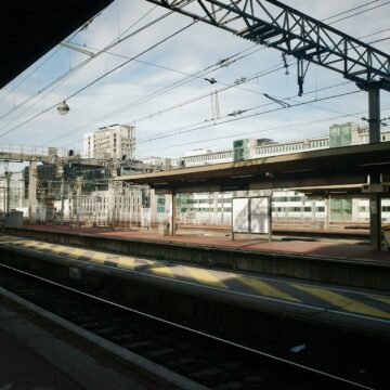 Gare ferroviaire à Lyon