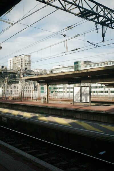 Gare ferroviaire à Lyon