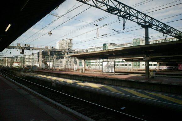 Gare ferroviaire à Lyon